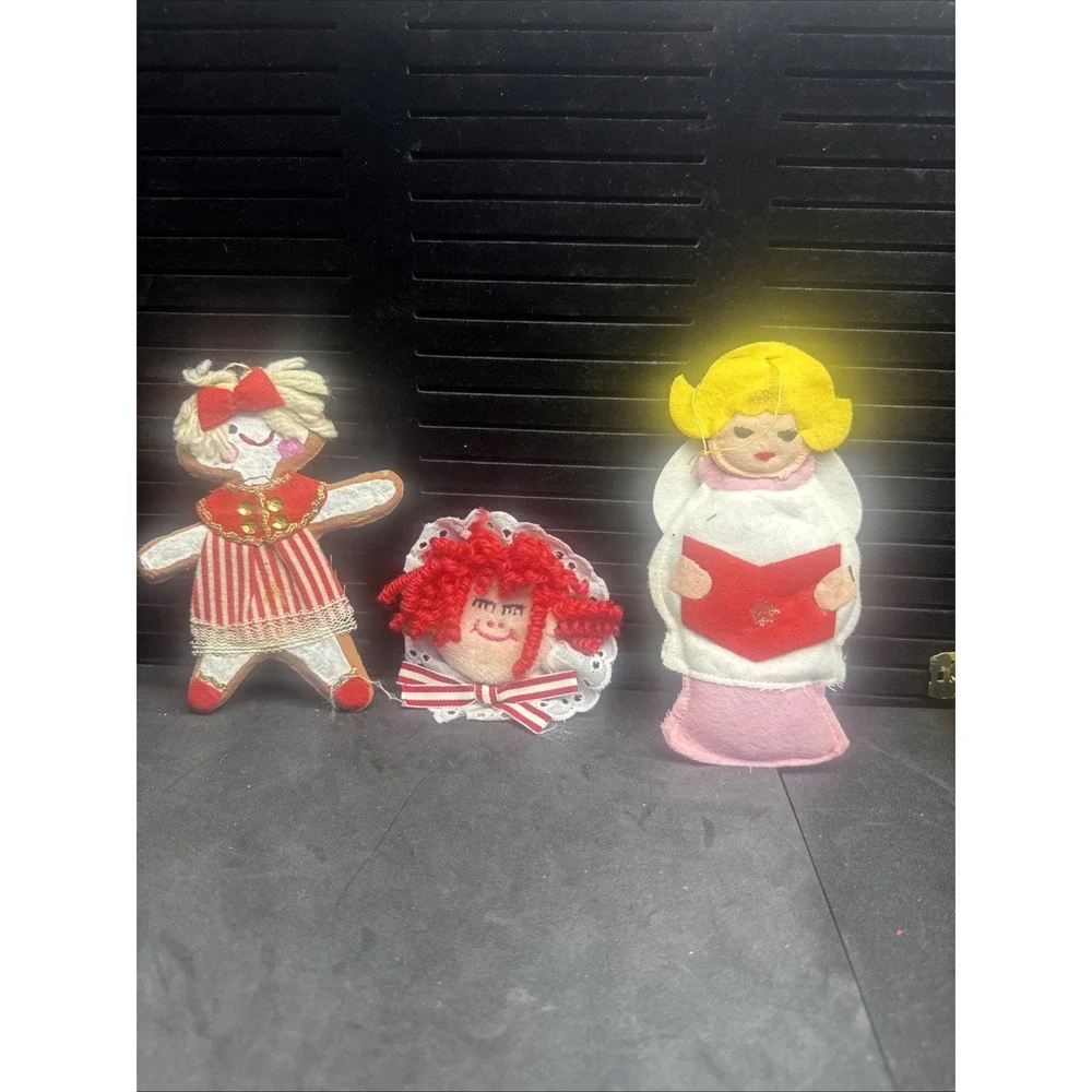 Christmas Ornaments Lot of 3‎ Children  Classic Vintag
